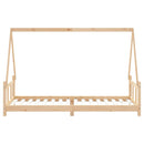 vidaXL tömör fenyőfa gyerekágykeret 90 x 200 cm