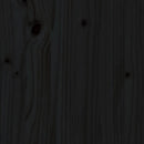 vidaXL fekete tömör fenyőfa gyerekágykeret 80 x 160 cm