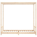 vidaXL tömör fenyőfa gyerekágykeret 80 x 200 cm