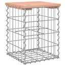 vidaXL tömör duglászfenyő gabion kerti pad 33x31x42 cm