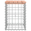 vidaXL tömör duglászfenyő gabion kerti pad 33x31x42 cm