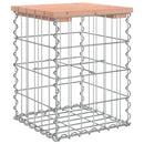 vidaXL tömör duglászfenyő gabion kerti pad 33x31x42 cm