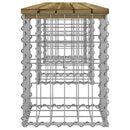 vidaXL impregnált fenyőfa gabion kerti pad 203 x 31 x 42 cm