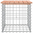 vidaXL tömör duglászfenyő gabion kerti pad 43x44x42 cm