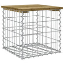 vidaXL impregnált fenyőfa gabion kerti pad 43 x 44 x 42 cm