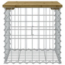 vidaXL impregnált fenyőfa gabion kerti pad 43 x 44 x 42 cm