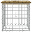 vidaXL impregnált fenyőfa gabion kerti pad 43 x 44 x 42 cm