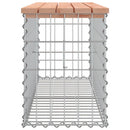 vidaXL tömör duglászfenyő gabion kerti pad 103x31,5x42 cm