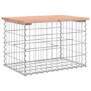 vidaXL tömör duglászfenyő gabion kerti pad 63x44x42 cm