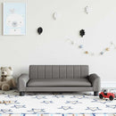 vidaXL szürke gyerek műbőrkanapé 90 x 53 x 30 cm