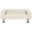 vidaXL krémszínű bársony gyerekkanapé 70 x 45 x 26,5 cm