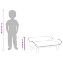 vidaXL barna szövet gyerekkanapé 70 x 40 x 24 cm