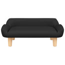 vidaXL fekete szövet gyerekkanapé 70 x 40 x 24 cm