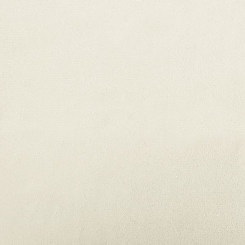 vidaXL krémszínű bársony gyerekkanapé 70 x 45 x 26 cm