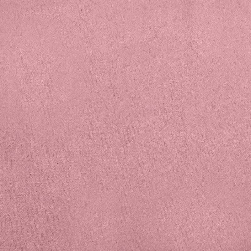 vidaXL rózsaszín gyerek bársonykanapé lábzsámollyal 100x50x30 cm