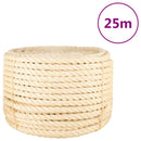 vidaXL 100% szizálkötél 20 mm 25 m