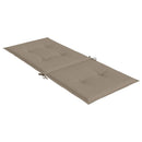 vidaXL 4 db tömör tíkfa összecsukható szék párnákkal