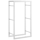 vidaXL rozsdamentes acél tűzifatároló 50x28x94 cm