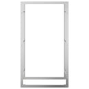 vidaXL rozsdamentes acél tűzifatároló 50x28x94 cm