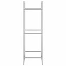 vidaXL rozsdamentes acél tűzifatároló 50x28x94 cm