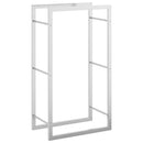 vidaXL rozsdamentes acél tűzifatároló 50x28x94 cm