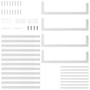 vidaXL rozsdamentes acél tűzifatároló 50x28x132 cm