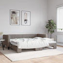vidaXL tópszínű kihúzható szövet heverő 80 x 200 cm