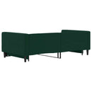vidaXL sötétzöld kihúzható bársonyheverő 100 x 200 cm