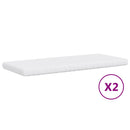 vidaXL rózsaszín kihúzható bársony heverő fiókkal 100 x 200 cm