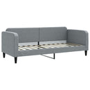 vidaXL világosszürke kihúzható szövet heverő 80 x 200 cm