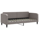 vidaXL tópszínű kihúzható szövet heverő 80 x 200 cm