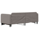vidaXL tópszínű kihúzható szövet heverő 90 x 200 cm