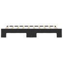 vidaXL fekete kihúzható szövet heverő 90 x 190 cm