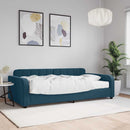 vidaXL kék bársony heverő matraccal 100 x 200 cm
