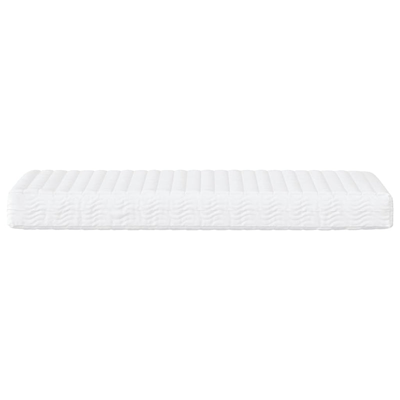 vidaXL világosszürke bársony kanapéágy matraccal 100 x 200 cm