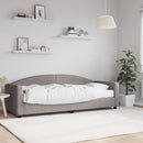 vidaXL tópszínű szövet kanapéágy matraccal 80 x 200 cm