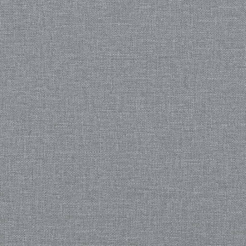 vidaXL világosszürke kihúzható szövet heverő matracokkal 90 x 200 cm