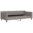 vidaXL tópszínű kihúzható szövet heverő 90 x 200 cm