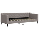 vidaXL tópszínű kihúzható bársonyheverő fiókokkal 80 x 200 cm