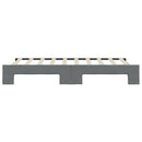 vidaXL sötétszürke kihúzható szövet heverő 90 x 190 cm