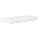 vidaXL fekete szövet kanapéágy matraccal 80 x 200 cm