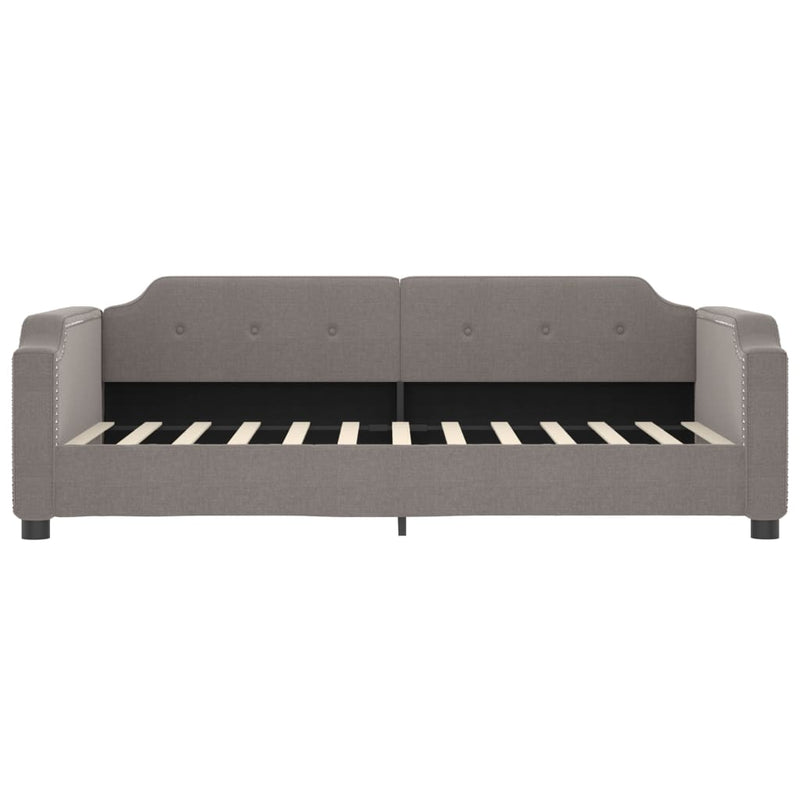 vidaXL tópszínű kihúzható bársonyheverő fiókokkal 80 x 200 cm