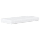 vidaXL sárga bársony heverő matraccal 90 x 200 cm