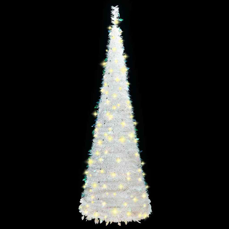 vidaXL könnyen felállítható műkarácsonyfa 50 db LED fénnyel 120 cm