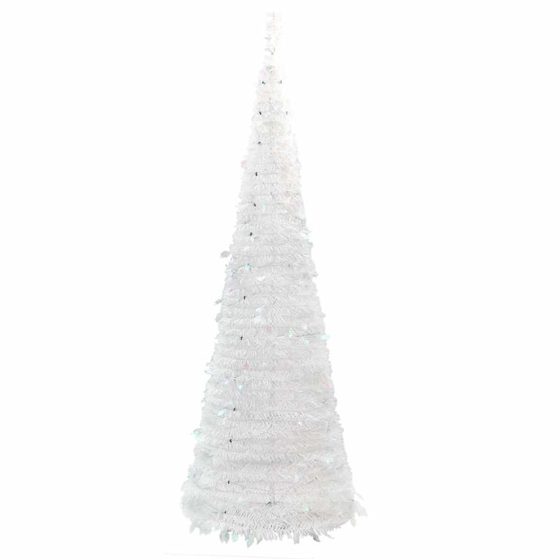 vidaXL könnyen felállítható műkarácsonyfa 50 db LED fénnyel 120 cm