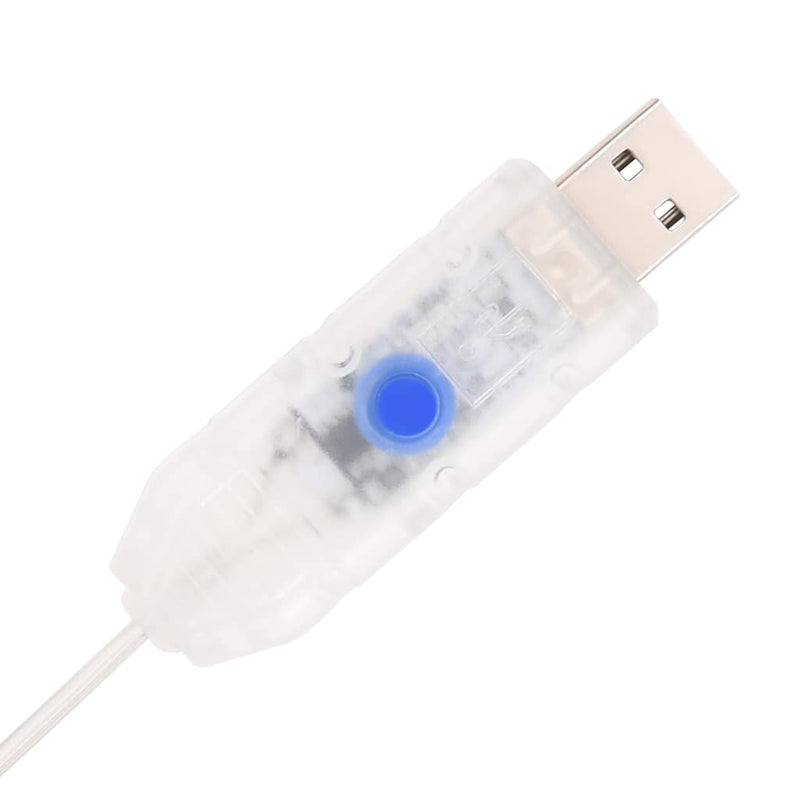 vidaXL könnyen felállítható műkarácsonyfa hóval 50 LED-del 120 cm
