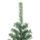 vidaXL zöld műkarácsonyfa hóval 120 cm