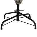 vidaXL csuklópántos műkarácsonyfa hóval 210 cm