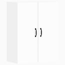 vidaXL 2 db fehér szerelt fa falra szerelhető szekrény