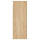 vidaXL 2 db sonoma tölgy színű szerelt fa falra szerelhető szekrény